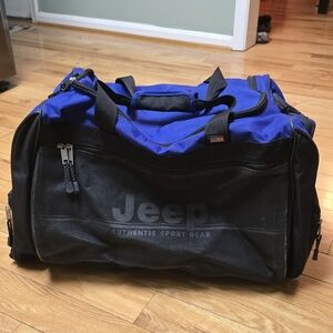 Vintage Jeep Duffle Bag
